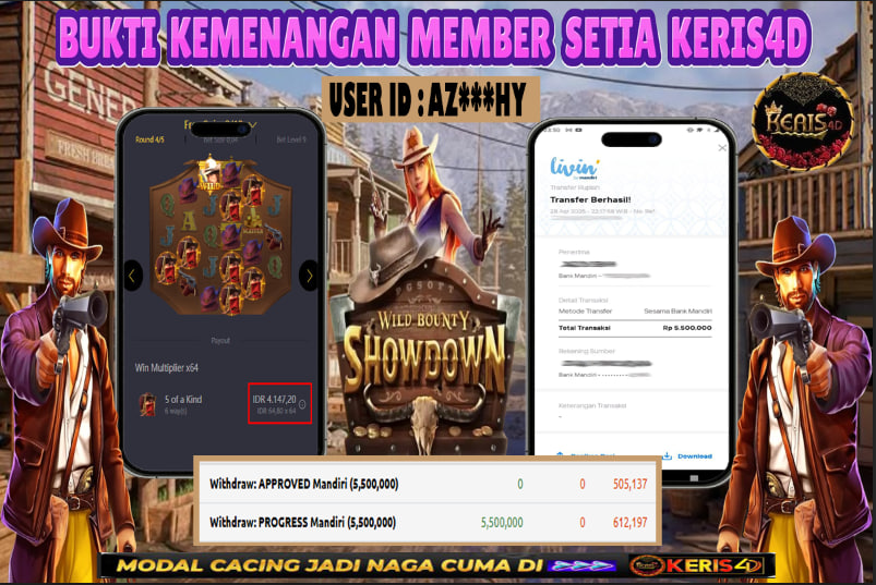 JACKPOT SLOT GACOR WILD BOUNTY SHOWDOWN 29 APRIL 2025